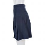 Blue Pleated Silk Skirt by Chanel - Le Dressing Monaco