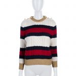 Wool Striped Cable-Knit Sweater by Gucci - Le Dressing Monaco