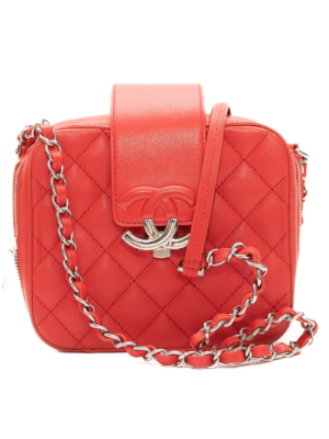Red & Brown 'Tribal Mask' Bag with - Le Dressing Monaco